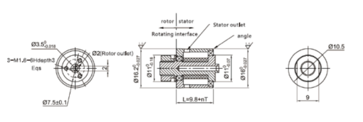 the 16mm diameter, 17-channel electrical capsule slip ring offers reliable power transmission.